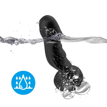 Wibrator analny Optimus Black B Series Joy silikonowy 16 cm