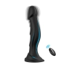 Dildo realistyczne Optimus Black silikonowe z pilotem 18 5 cm