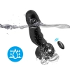 Dildo realistyczne Optimus Black silikonowe z pilotem 18 5 cm
