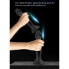 Dildo realistyczne Optimus Black silikonowe z pilotem 18 5 cm