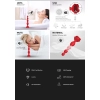 Wibrujący korek analny Rosestick czerwony USB 9 funkcji 10 cm