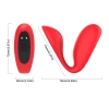 Wibrator Ultrasonic Wave silikonowy czerwony USB