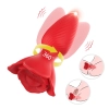 Plug analny wibrujący Honey Jelly róża 9 trybów 10,9 cm
