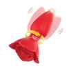 Plug analny wibrujący Honey Jelly róża 9 trybów 10,9 cm
