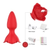 Plug analny wibrujący Honey Jelly róża 9 trybów 10,9 cm