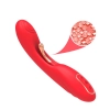 Wibrator punktu G dwupunktowy czerwony B-Series Joy USB 22 cm