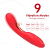 Wibrator punktu G dwupunktowy czerwony B-Series Joy USB 22 cm