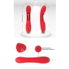 Wibrator punktu G dwupunktowy czerwony B-Series Joy USB 22 cm