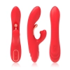 Wibrator króliczek Nirvana czerwony trójpunktowy silikonowy USB 22 cm