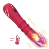 Wibrator punktu G Jackal czerwony z ruchami posuwistymi USB 22 cm