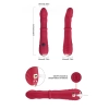 Wibrator punktu G Jackal czerwony z ruchami posuwistymi USB 22 cm