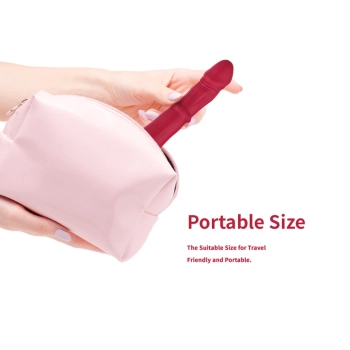 Wibrator punktu G Jackal czerwony z ruchami posuwistymi USB 22 cm
