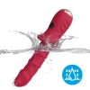 Wibrator punktu G czerwony realistyczny 9 wibracji B Series Joy USB 22 cm
