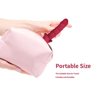 Wibrator punktu G czerwony realistyczny 9 wibracji B Series Joy USB 22 cm