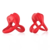 Pierścień wibrujący Big Mouth czerwony 9 funkcji B Series Joy 7 cm
