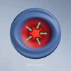 Masturbator wodoodporny Otouch Submarine niebieski z wibracjami
