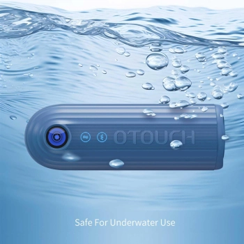 Masturbator wodoodporny Otouch Submarine niebieski z wibracjami