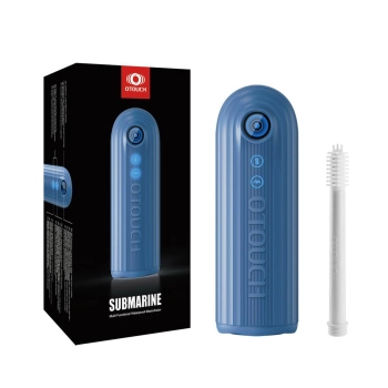 Masturbator wodoodporny Otouch Submarine niebieski z wibracjami