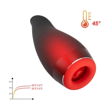 Masturbator Pleasure Engine z wibracją i podgrzewaniem Otouch