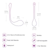 Wibrator Lovense Lush 2 sterowany aplikacją Bluetooth USB