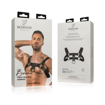 Uprząż bondage Bedroom Fantasies Bruno regulowana czarna