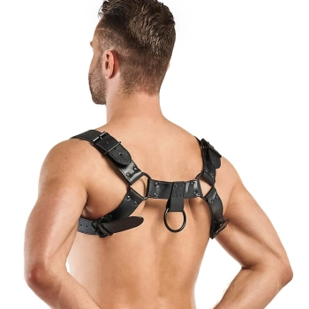 Uprząż bondage Bedroom Fantasies Bruno regulowana czarna