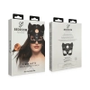Maska skórzana kocicy Bedroom Fantasies czarna