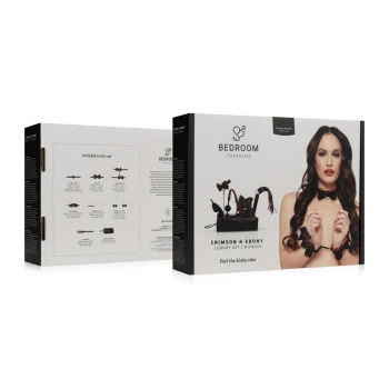 Zestaw BDSM luxury 8 elementów Bedroom Fantasies czarny
