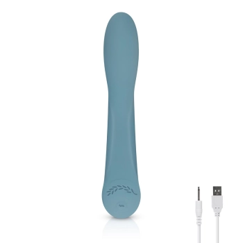 Wibrator punktu G Rose Bloom niebieski USB 20 cm