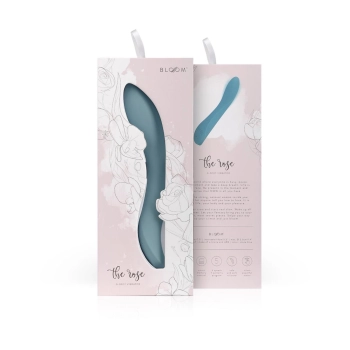 Wibrator punktu G Rose Bloom niebieski USB 20 cm