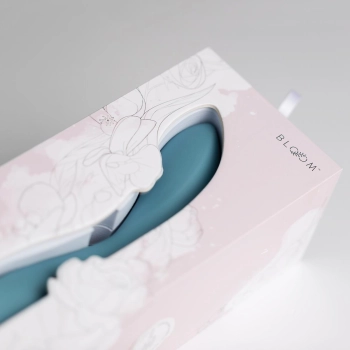 Wibrator punktu G Rose Bloom niebieski USB 20 cm