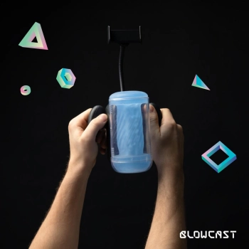 Masturbator automatyczny BLOWCAST Wingman Lite z wibracją USB