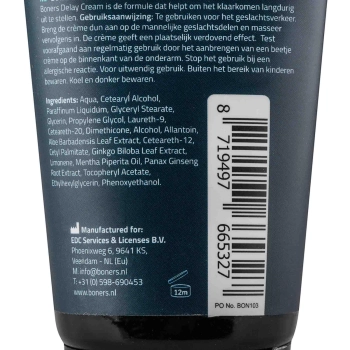 Krem opóźniający orgazm Boners 100 ml