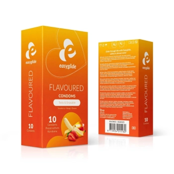 Prezerwatywy smakowe EasyGlide owocowe 10 szt.