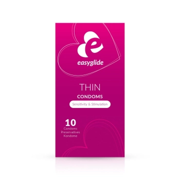 Prezerwatywy ultracienkie EasyGlide 10 sztuk