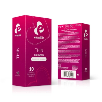 Prezerwatywy ultracienkie EasyGlide 10 sztuk
