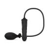 Pompowany korek analny EasyToys czarny 14,5 cm