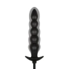 Pompowany korek analny EasyToys 20 cm czarny