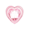Korek analny szklany EasyToys różowy 7 cm