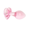 Korek analny szklany EasyToys różowy 7 cm