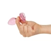 Korek analny szklany EasyToys różowy 7 cm