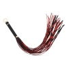 Flogger ekoskórzany EasyToys czerwono czarny 64 cm