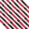 Flogger ekoskórzany EasyToys czerwono czarny 64 cm