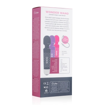 Wibrator mini wand EasyToys różowy USB 20 cm