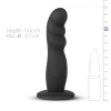Strap on silikonowy EasyToys realistyczny czarny 13 cm