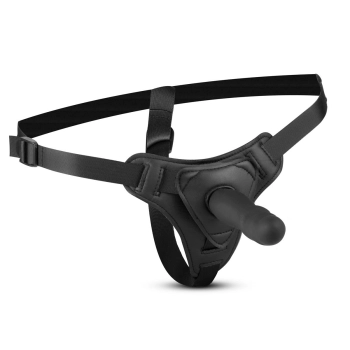 Strap on silikonowy EasyToys realistyczny czarny 13 cm