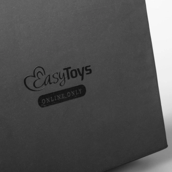 Strap on silikonowy EasyToys czarny 14.5 cm