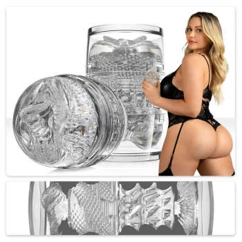 Transparentny masturbator 2w1 Fleshlight Quickshot Mia Malkova 11 cm