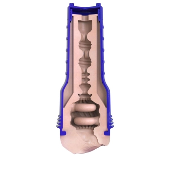 Masturbator Fleshlight Boost Bang beżowy z regulacją ssania