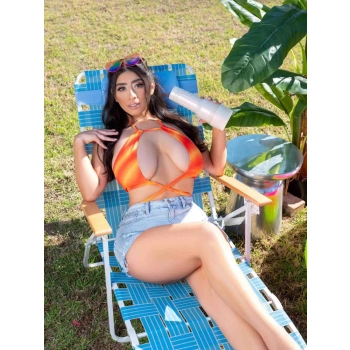 Masturbator Fleshlight Violet Myers beżowy 25 cm